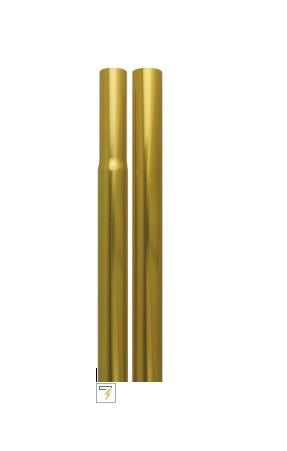 Wall-Poles-Gold-4ftx1inch-plain-section-not-swedged-ED
