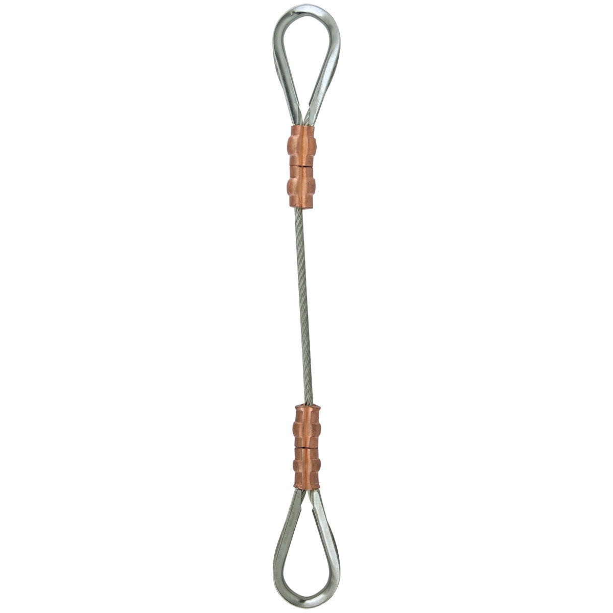 Parts-Safety-Cable-9in-Stainless-1/8"-2thimbles