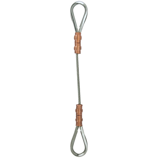 Parts-Safety-Cable-9in-Stainless-1/8"-2thimbles