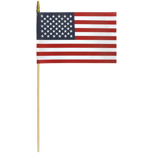 USA-12x18-inch-staff-3/8 x 30 inch-print-cotton